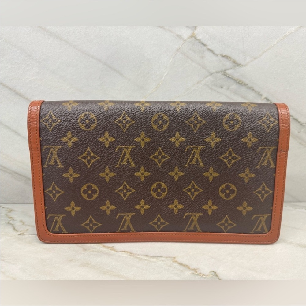 1990 Louis Vuitton Dame Pochette Monogram Clutch GM - Picture 3 of 9